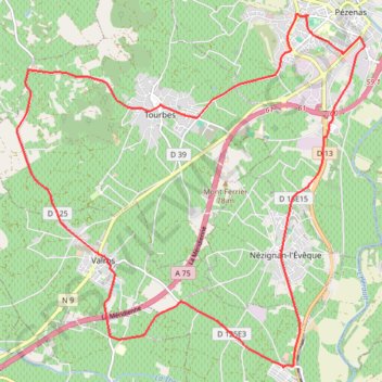 Itinéraire Rando Vacanciers 2018 boucle 1, distance, dénivelé, altitude, carte, profil, trace GPS