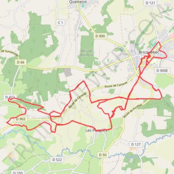 Itinéraire 0 - COURSE_469237623, distance, dénivelé, altitude, carte, profil, trace GPS