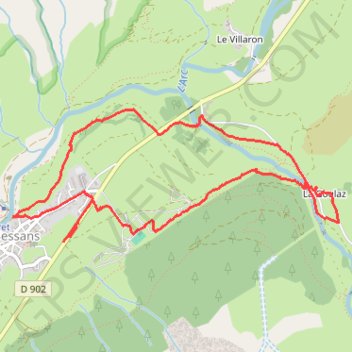 Itinéraire 73-111, distance, dénivelé, altitude, carte, profil, trace GPS
