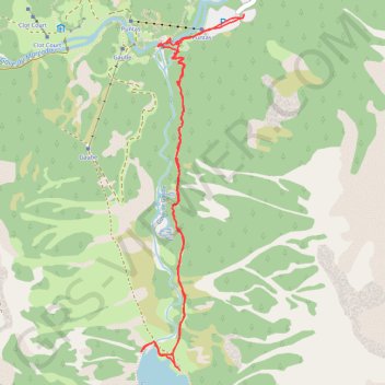 Itinéraire Pont d'Espagne - Lac de Gaube, distance, dénivelé, altitude, carte, profil, trace GPS
