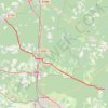 Itinéraire De Vouzeron à la Ferté-Imbault, distance, dénivelé, altitude, carte, profil, trace GPS