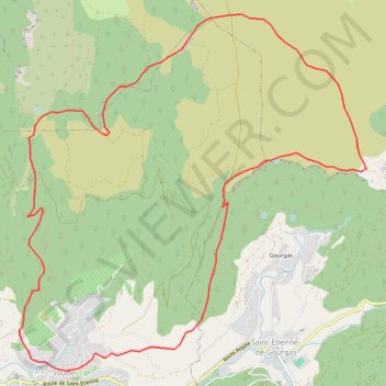 Itinéraire Soubes - Cirque du bout du Monde, distance, dénivelé, altitude, carte, profil, trace GPS
