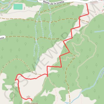 Itinéraire Rando-Parc 2019 - Jorette (rouge), distance, dénivelé, altitude, carte, profil, trace GPS