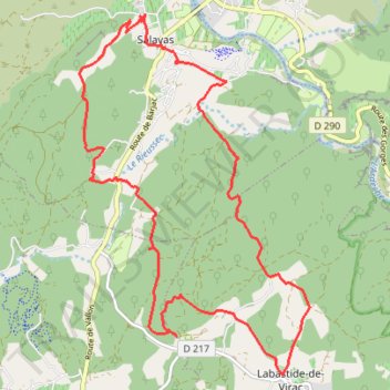 Itinéraire 423875, distance, dénivelé, altitude, carte, profil, trace GPS