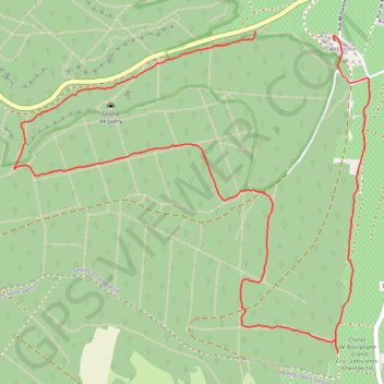 Itinéraire CHENOVE, distance, dénivelé, altitude, carte, profil, trace GPS
