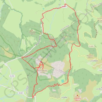 Itinéraire Le tour du Mézenc, distance, dénivelé, altitude, carte, profil, trace GPS