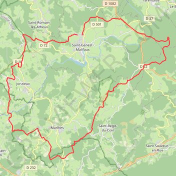 Itinéraire vtt, distance, dénivelé, altitude, carte, profil, trace GPS