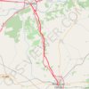 Itinéraire SE26-MedinaDC-Tordesillas, distance, dénivelé, altitude, carte, profil, trace GPS