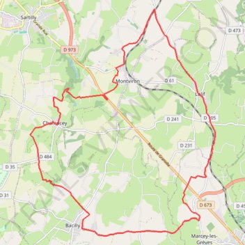 Itinéraire VTT 22 KM, distance, dénivelé, altitude, carte, profil, trace GPS
