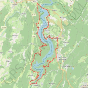 Itinéraire new, distance, dénivelé, altitude, carte, profil, trace GPS