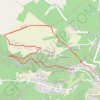 Itinéraire Malleval - ruisseau de l'Epervier et sentier compostel, distance, dénivelé, altitude, carte, profil, trace GPS