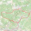 Itinéraire Siou-Blanc - Solliès-Toucas, distance, dénivelé, altitude, carte, profil, trace GPS