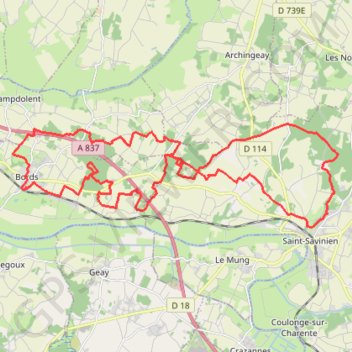 Itinéraire Rando Bords 38km-16549514, distance, dénivelé, altitude, carte, profil, trace GPS