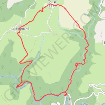 Itinéraire Andouquette, distance, dénivelé, altitude, carte, profil, trace GPS