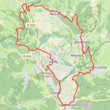 Itinéraire Traces Boucle 16, distance, dénivelé, altitude, carte, profil, trace GPS