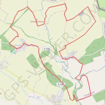Itinéraire C_Circuit_Autour de l-Heltenbach_14-1km (1), distance, dénivelé, altitude, carte, profil, trace GPS