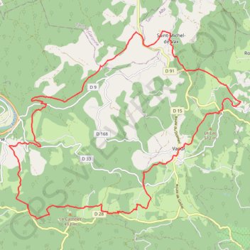 Itinéraire Les Suquets - Penne, distance, dénivelé, altitude, carte, profil, trace GPS