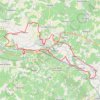 Itinéraire Jarnac 50km, distance, dénivelé, altitude, carte, profil, trace GPS