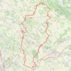 Itinéraire Entre Tarns et Garonne, distance, dénivelé, altitude, carte, profil, trace GPS