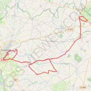 Itinéraire TM2024 ET4 Hébécrevon - St Pierre Coutances-17288219, distance, dénivelé, altitude, carte, profil, trace GPS