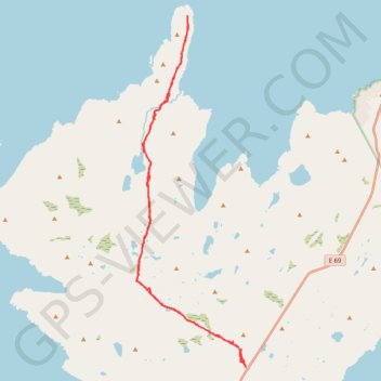 Itinéraire 1aZwF, distance, dénivelé, altitude, carte, profil, trace GPS