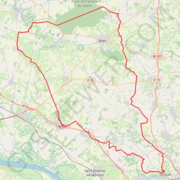 Itinéraire CCO_AUDAX_2023_100, distance, dénivelé, altitude, carte, profil, trace GPS