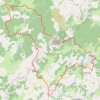 Itinéraire MEUZAC PUY DE BAR VTT, distance, dénivelé, altitude, carte, profil, trace GPS