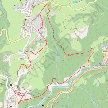 Itinéraire Aussois - Les Forts, distance, dénivelé, altitude, carte, profil, trace GPS
