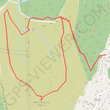 Itinéraire Mont Arpasse, distance, dénivelé, altitude, carte, profil, trace GPS