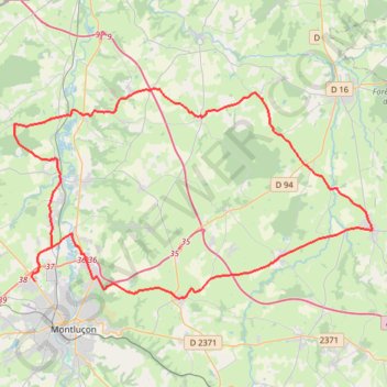 Itinéraire Parcours Permanent 29-5755366, distance, dénivelé, altitude, carte, profil, trace GPS