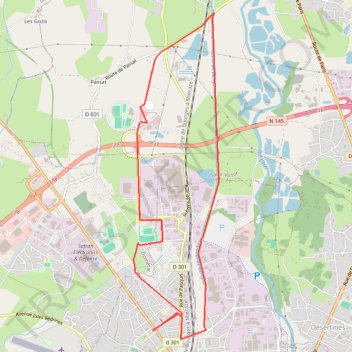 Itinéraire Tracé 068, distance, dénivelé, altitude, carte, profil, trace GPS