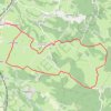 Itinéraire Le chemin des hameaux - Anglars-Nozac, distance, dénivelé, altitude, carte, profil, trace GPS