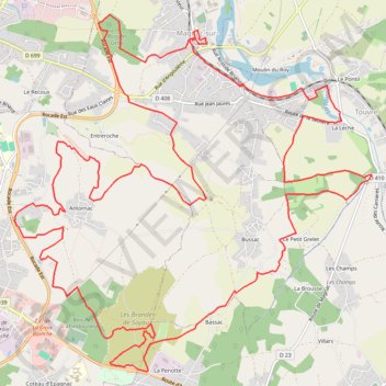 Itinéraire 16-400, distance, dénivelé, altitude, carte, profil, trace GPS