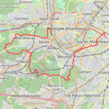 Itinéraire Ecotrail, distance, dénivelé, altitude, carte, profil, trace GPS
