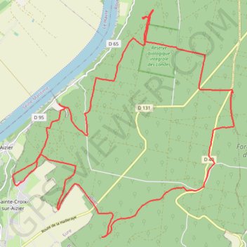 Itinéraire En forêt de Brotonne, distance, dénivelé, altitude, carte, profil, trace GPS