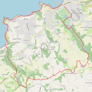 Itinéraire Rando Nature Circuit, distance, dénivelé, altitude, carte, profil, trace GPS