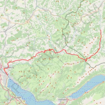 Itinéraire Route4_Jour5, distance, dénivelé, altitude, carte, profil, trace GPS