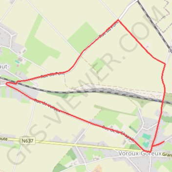 Itinéraire Voroux,fexhe,fooz,voroux, distance, dénivelé, altitude, carte, profil, trace GPS