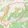 Itinéraire Cuges-les-Pins par le col de l'Aigle, distance, dénivelé, altitude, carte, profil, trace GPS