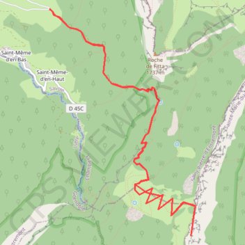 Itinéraire 2016-07-25T16:05:40Z, distance, dénivelé, altitude, carte, profil, trace GPS