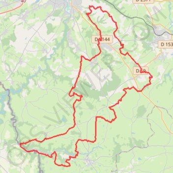 Itinéraire La Ronde Montluçonnaise, distance, dénivelé, altitude, carte, profil, trace GPS