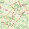 Itinéraire Le cœur - Nesle-Hodeng, distance, dénivelé, altitude, carte, profil, trace GPS