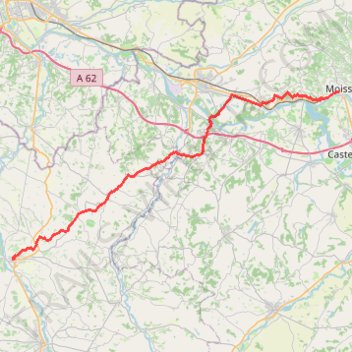 Itinéraire VOIEDUPUY_VELO_10_Moissac Lectoure 53km990m, distance, dénivelé, altitude, carte, profil, trace GPS