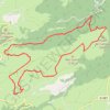 Itinéraire Le Viala-Haut - La forêt des Enguilhens (variante par les Burons), distance, dénivelé, altitude, carte, profil, trace GPS