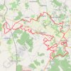 Itinéraire VTT - Montlieu - 66km, distance, dénivelé, altitude, carte, profil, trace GPS