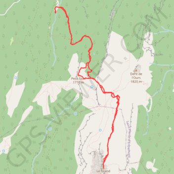 Itinéraire Grand Som et Petit Som, distance, dénivelé, altitude, carte, profil, trace GPS