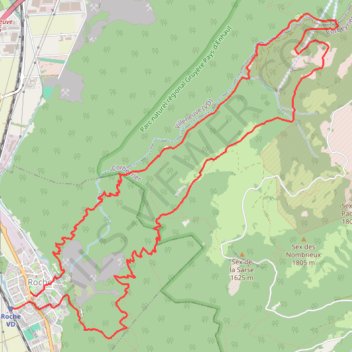 Itinéraire Randonnée en boucle depuis Roche dans le Parc naturel régional Gruyère Pays-d'Enhaut, distance, dénivelé, altitude, carte, profil, trace GPS