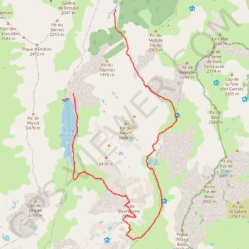 Itinéraire Bourbonne, distance, dénivelé, altitude, carte, profil, trace GPS