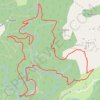 Itinéraire Les gorges de la Daronne, distance, dénivelé, altitude, carte, profil, trace GPS