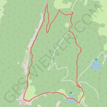 Itinéraire But St Genix, distance, dénivelé, altitude, carte, profil, trace GPS